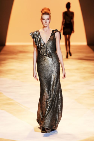 Illustration for article titled Christian Siriano Spring 2011: Romance, Drama, Ferosh!